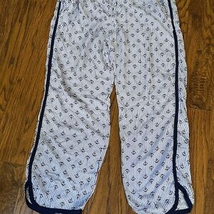 Jane and Bleecker White and Blue Pajama Set